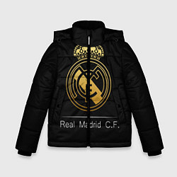 Куртка зимняя для мальчика FC Real Madrid: Gold Edition, цвет: 3D-светло-серый