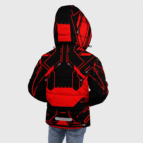 Зимняя куртка для мальчика CS:GO - Владислав / 3D-Красный – фото 4