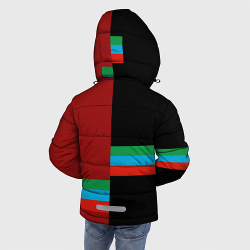 Зимняя куртка для мальчика Dagestan / 3D-Красный – фото 4