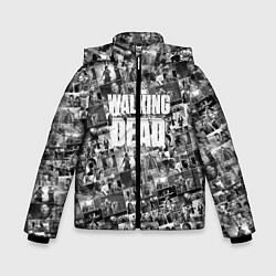 Куртка зимняя для мальчика The Walking Dead, цвет: 3D-светло-серый