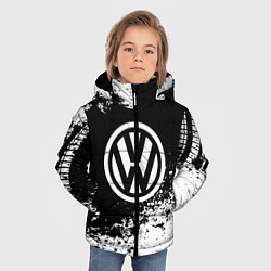 Куртка зимняя для мальчика Volkswagen: Black Spray, цвет: 3D-черный — фото 2
