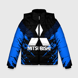 Куртка зимняя для мальчика Mitsubishi: Blue Anger, цвет: 3D-светло-серый