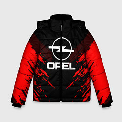 Куртка зимняя для мальчика Opel: Red Anger, цвет: 3D-светло-серый