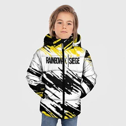 Куртка зимняя для мальчика Rainbow Six Siege: Yellow, цвет: 3D-черный — фото 2