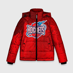 Куртка зимняя для мальчика Rockets NBA, цвет: 3D-черный