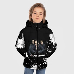 Куртка зимняя для мальчика Группа OOMPH!, цвет: 3D-светло-серый — фото 2