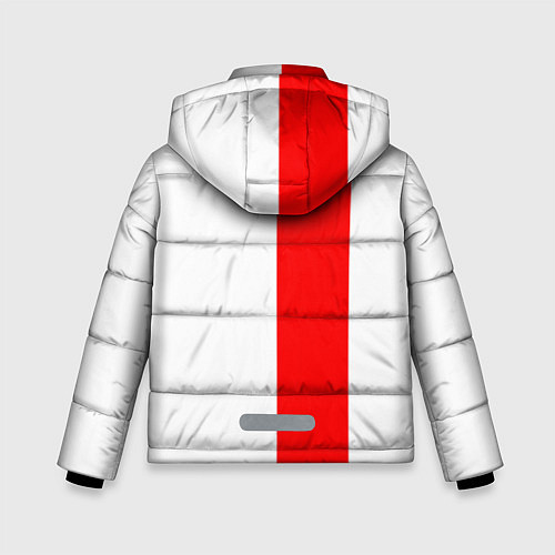 Зимняя куртка для мальчика СССР: White Collection / 3D-Черный – фото 2