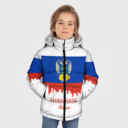 Куртка зимняя для мальчика Murmansk: Russia, цвет: 3D-светло-серый — фото 2