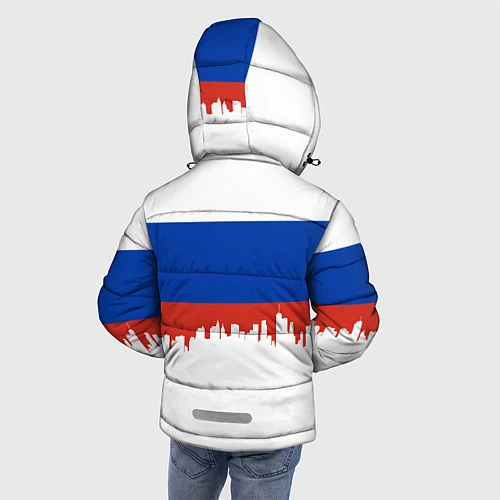 Зимняя куртка для мальчика Murmansk: Russia / 3D-Красный – фото 4