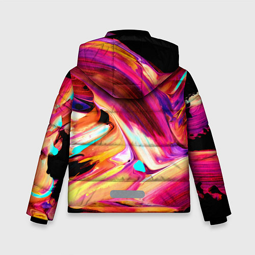 Зимняя куртка для мальчика MUSE: Neon Colours / 3D-Черный – фото 2