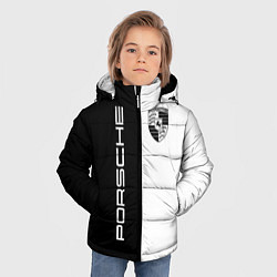 Куртка зимняя для мальчика Porsche Design, цвет: 3D-черный — фото 2