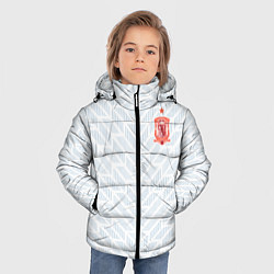 Куртка зимняя для мальчика Сборная Испании: Гостевая ЧМ-2018, цвет: 3D-красный — фото 2