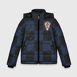 Куртка зимняя для мальчика Сборная Хорватии: Гостевая ЧМ-2018, цвет: 3D-красный