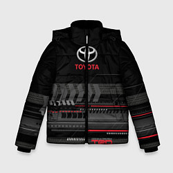 Куртка зимняя для мальчика Toyota TRD, цвет: 3D-черный