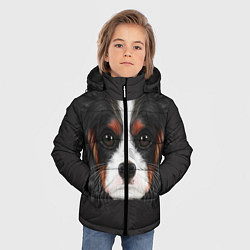 Куртка зимняя для мальчика Cavalier King Charles, цвет: 3D-черный — фото 2