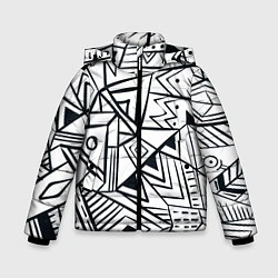 Куртка зимняя для мальчика Boho Style, цвет: 3D-светло-серый
