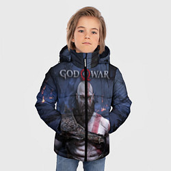 Куртка зимняя для мальчика God of War: Kratos, цвет: 3D-светло-серый — фото 2