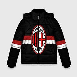 Куртка зимняя для мальчика AC Milan 1899, цвет: 3D-черный