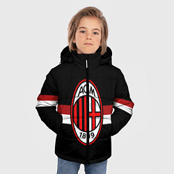 Куртка зимняя для мальчика AC Milan 1899, цвет: 3D-черный — фото 2