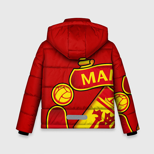 Зимняя куртка для мальчика FC Man United: Red Exclusive / 3D-Черный – фото 2