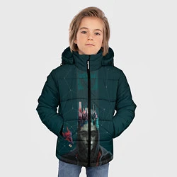 Куртка зимняя для мальчика Mr. Robot, цвет: 3D-светло-серый — фото 2