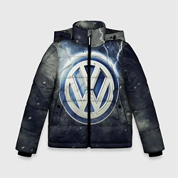 Куртка зимняя для мальчика Wolksvagen Storm, цвет: 3D-черный