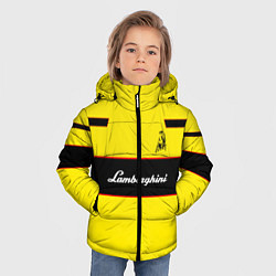 Куртка зимняя для мальчика Lamborghini Style, цвет: 3D-черный — фото 2