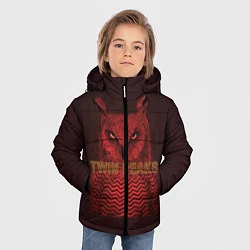 Куртка зимняя для мальчика Twin Peaks: Red Owl, цвет: 3D-черный — фото 2