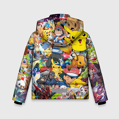Зимняя куртка для мальчика Pokemon Bombing / 3D-Черный – фото 2