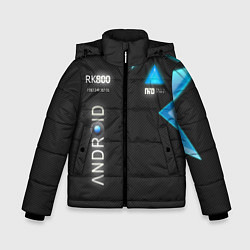 Куртка зимняя для мальчика Detroit: Android RK800, цвет: 3D-черный