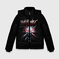 Куртка зимняя для мальчика Witcher 2077, цвет: 3D-черный