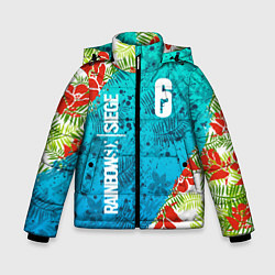 Куртка зимняя для мальчика Rainbow Six: Sunsplash Pack, цвет: 3D-черный