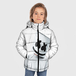 Куртка зимняя для мальчика Marshmallow: White Only, цвет: 3D-светло-серый — фото 2