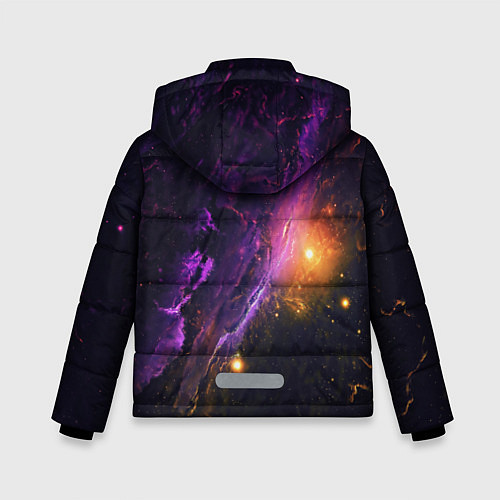 Зимняя куртка для мальчика Marshmello: Neon Space / 3D-Черный – фото 2