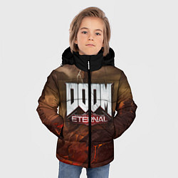 Куртка зимняя для мальчика DOOM: Eternal, цвет: 3D-красный — фото 2