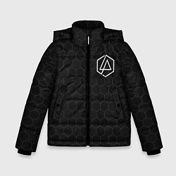 Куртка зимняя для мальчика Linkin Park: Black Carbon, цвет: 3D-красный