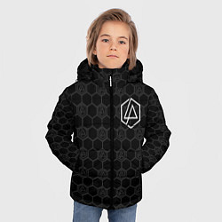 Куртка зимняя для мальчика Linkin Park: Black Carbon, цвет: 3D-красный — фото 2