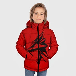 Куртка зимняя для мальчика Оскал Ведьмака, цвет: 3D-черный — фото 2