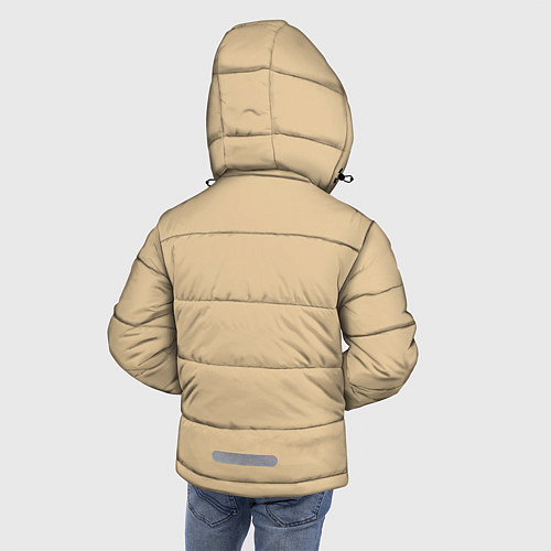 Зимняя куртка для мальчика Игривые корги / 3D-Красный – фото 4