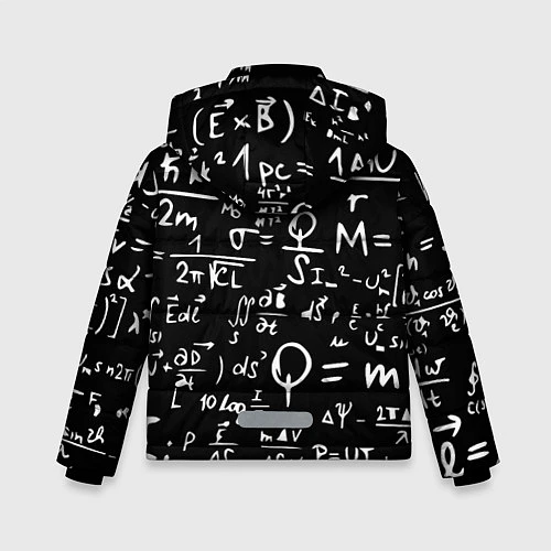 Зимняя куртка для мальчика E=mc2: Black Style / 3D-Черный – фото 2