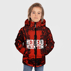Куртка зимняя для мальчика Red Dead Redemption: Part II, цвет: 3D-черный — фото 2