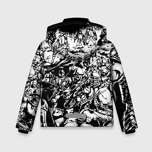 Зимняя куртка для мальчика Berserk Stories / 3D-Черный – фото 2