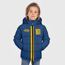 Куртка зимняя для мальчика Fallout: Vault 101, цвет: 3D-черный — фото 2