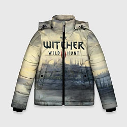 Куртка зимняя для мальчика The Witcher 3: Wild Hunt, цвет: 3D-черный