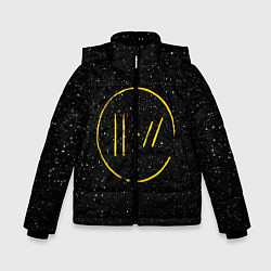 Куртка зимняя для мальчика TOP: Black Space, цвет: 3D-черный