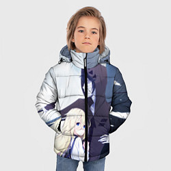 Куртка зимняя для мальчика Ангел кровопролития, цвет: 3D-черный — фото 2