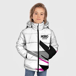 Куртка зимняя для мальчика Metro Exodus: White Style, цвет: 3D-черный — фото 2