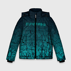 Куртка зимняя для мальчика TES: Cyberpunk, цвет: 3D-черный