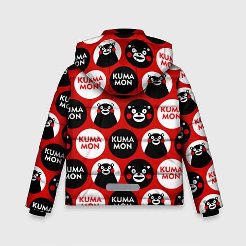 Зимняя куртка для мальчика Kumamon Pattern / 3D-Красный – фото 2