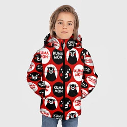 Куртка зимняя для мальчика Kumamon Pattern, цвет: 3D-черный — фото 2